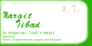margit tibad business card
